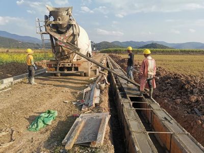 景谷縣勐班鄉移民安置庫區骨干渠道工程建設項目順利實施